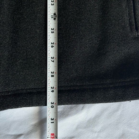 Vintage Abercrombie & Fitch Wool Bomber Jacket Full Zip Quilted Mens XL Gray 90s - Picture 13 of 14